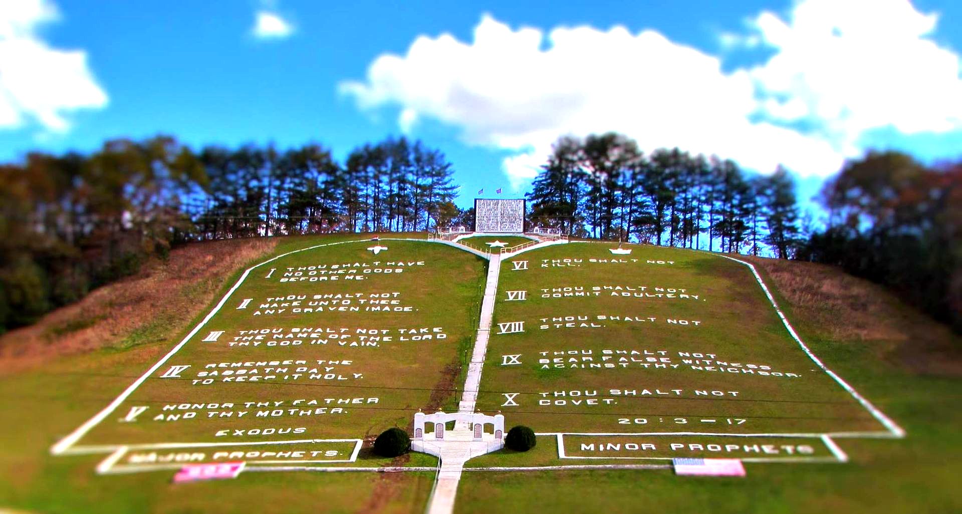 World's Largest Ten Commandments, world record in Murphy, North Carolina