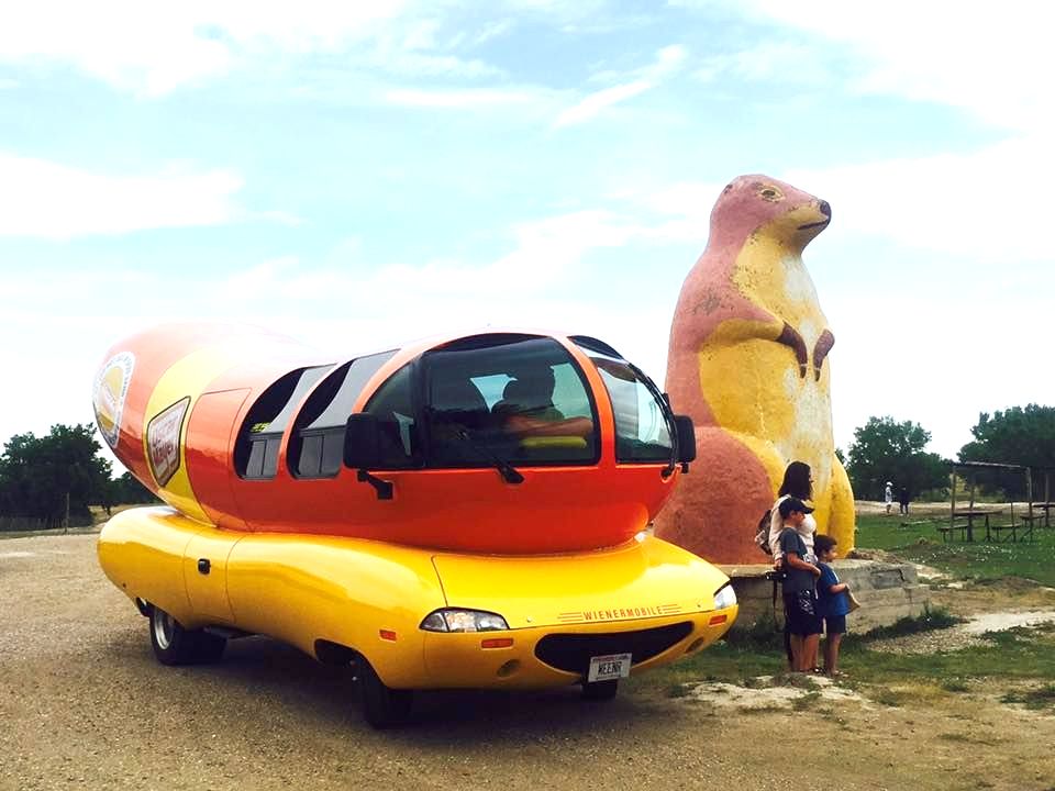World's Largest Prairie Dog Sculpture, world record in Philip, South Dakota