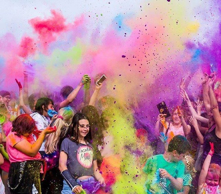 World’s Largest Holi Festival, world record in Spanish Fork, Utah