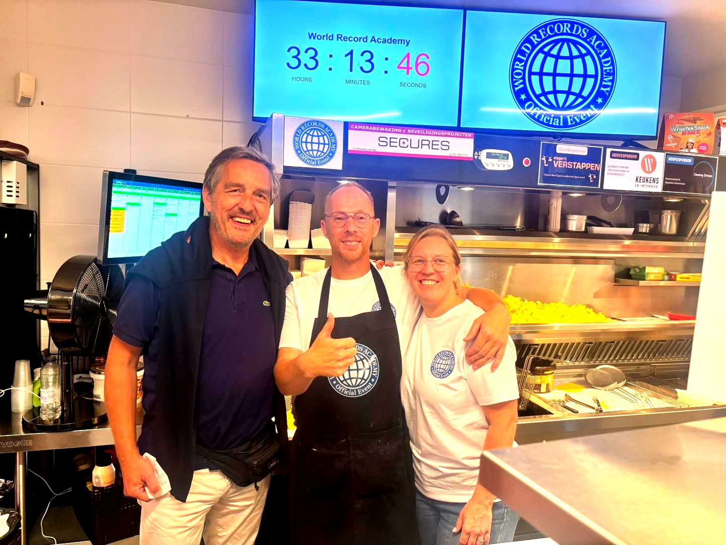 Longest French Fries Cooking Marathon, Nick Van Den Langenbergh sets world record