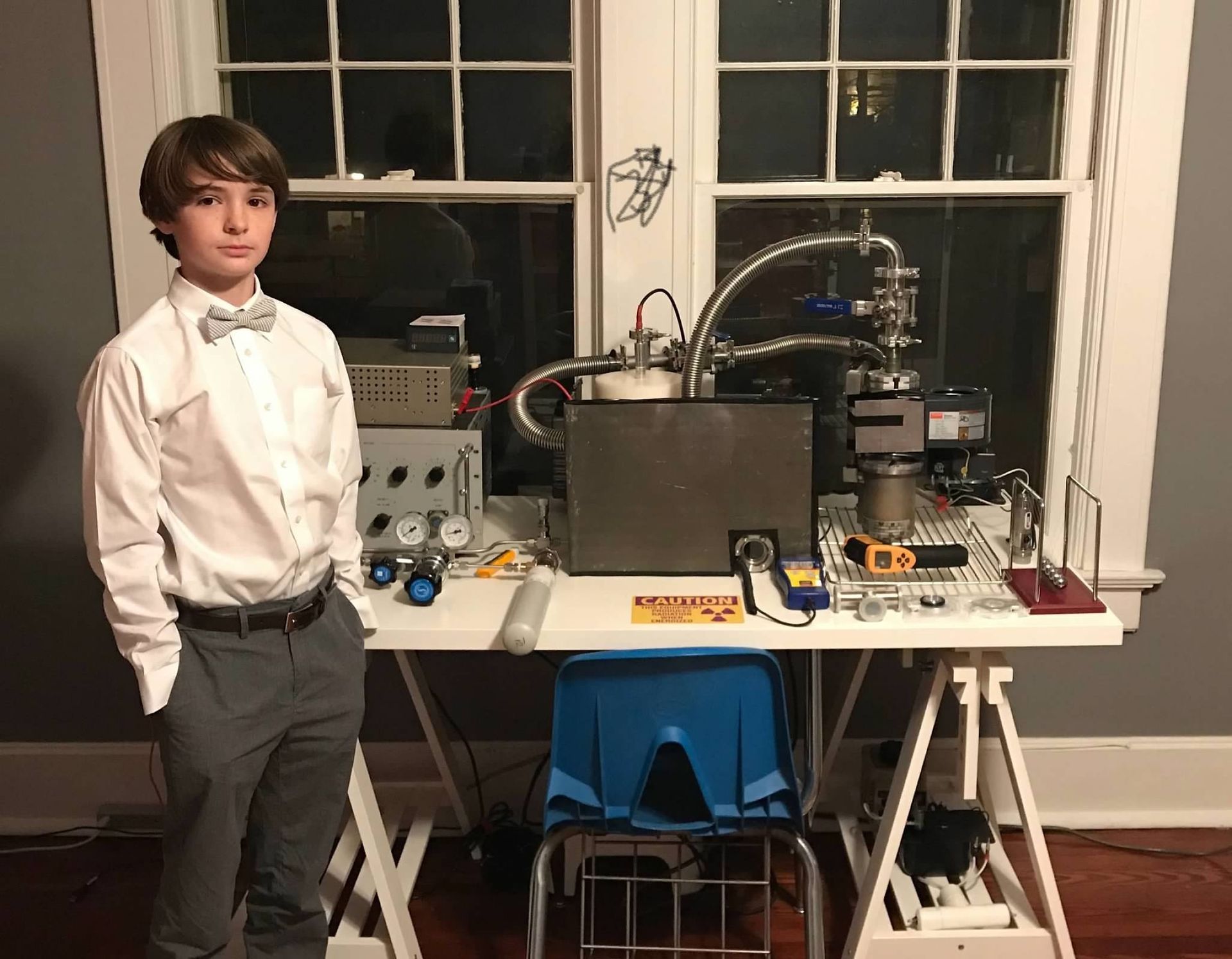 World's Youngest Person to Achieve Nuclear Fusion, world record set by Jackson Oswalt