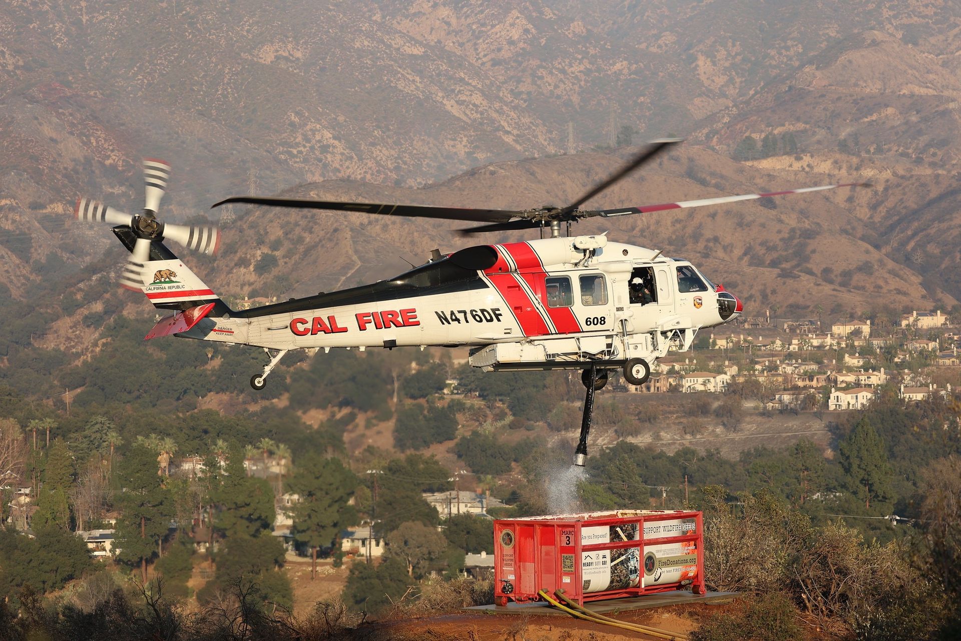 First Aerial Firefighting World’s Largest Aerial Firefighting Fleet, world record set by California