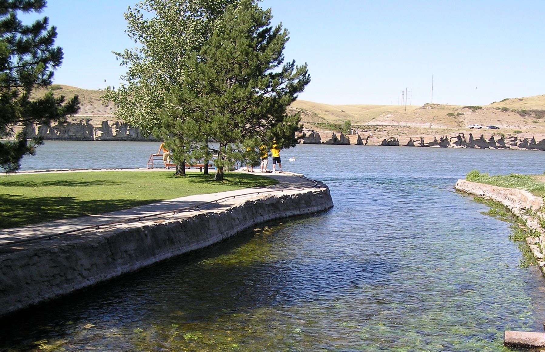 World's Shortest River, world record near Great Falls, Montana