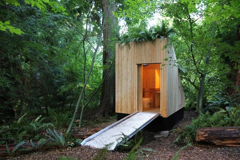 World’s first mushroom-powered waterless toilet, world record in Canada