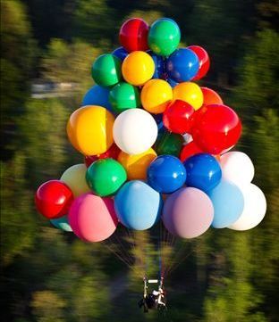  Longest Cluster Balloon Flight - world record set by Jonathan Trappe 