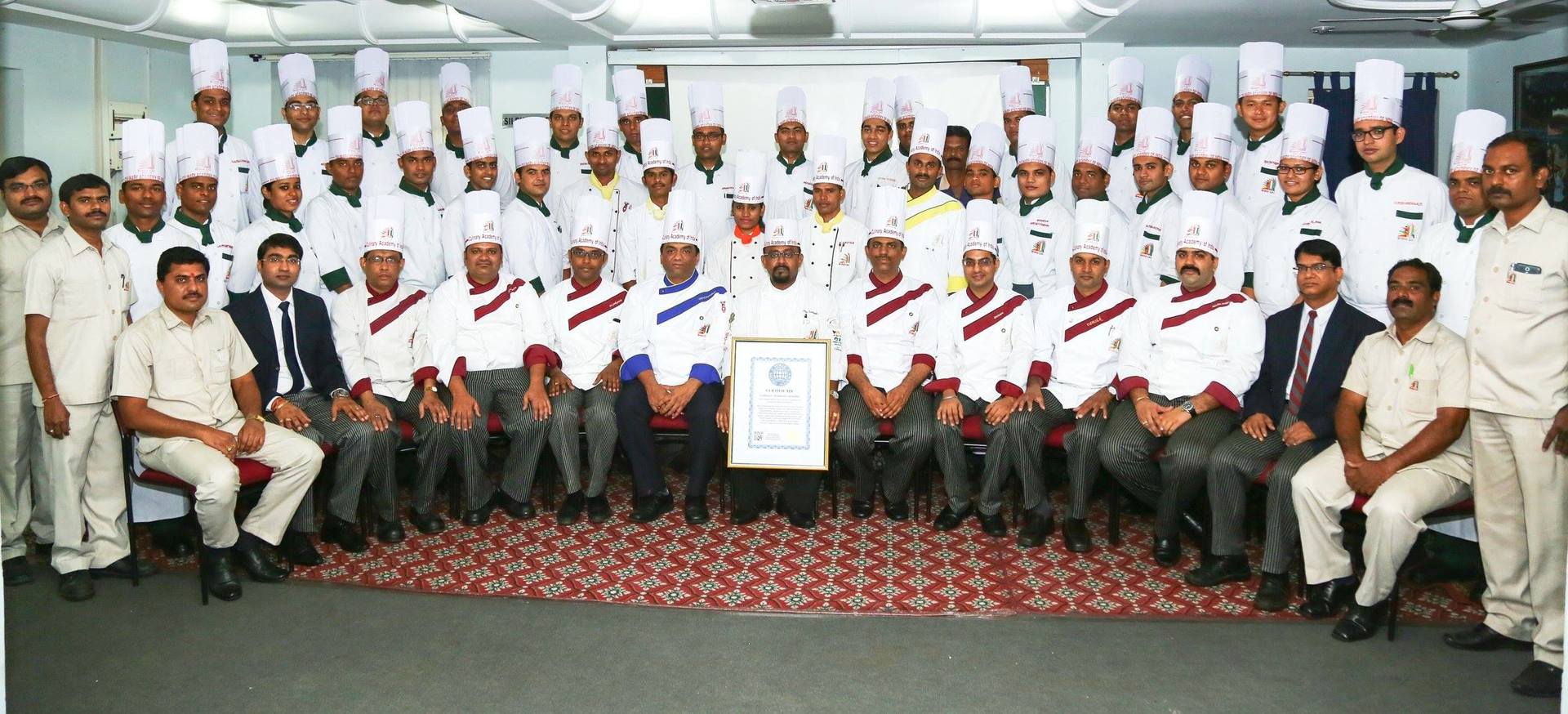 Most different cakes displayed: Culinary Academy Of India sets world record