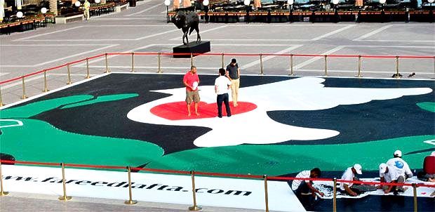 Biggest peace dove: Dubai 