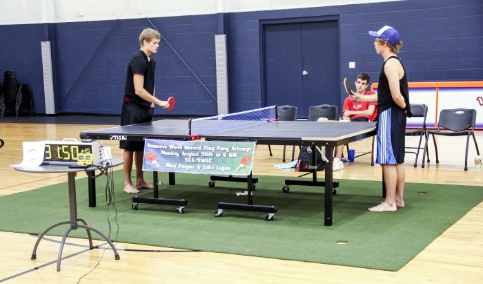 Longest table tennis rally: Max Fergus and Luke Logan broke Guinness World Record