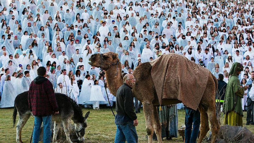 Largest live nativity scene: Utah