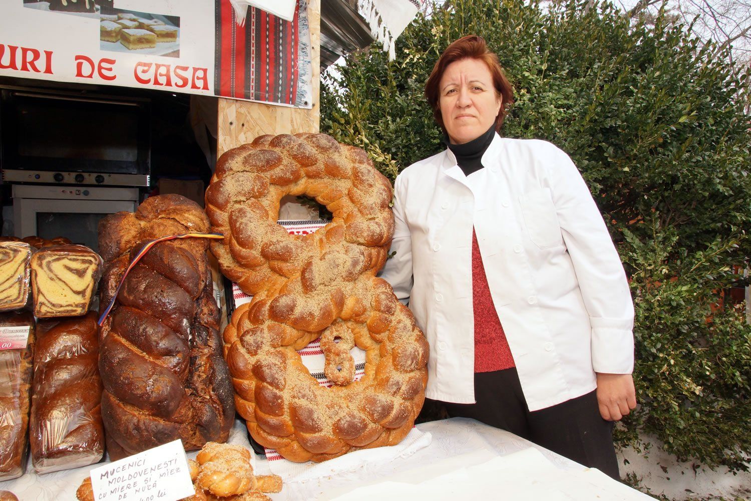 World's Largest Forty-Martyrs Cake, world record set by Gabriela Mateiuc