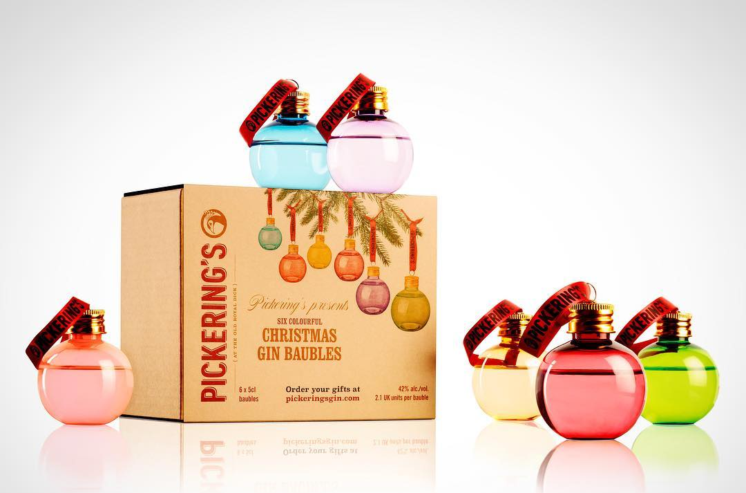 World's first gin-filled Christmas baubles: Pickering's Gin sets world record World's first gin-filled Christmas baubles: Pickering's Gin sets world record