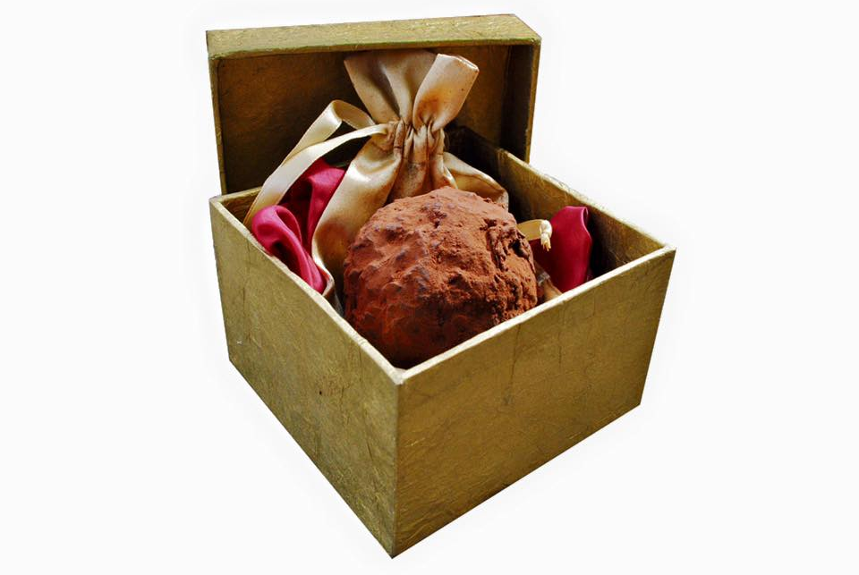 Most expensive chocolate truffle: world record set by Fritz Knipschildt 