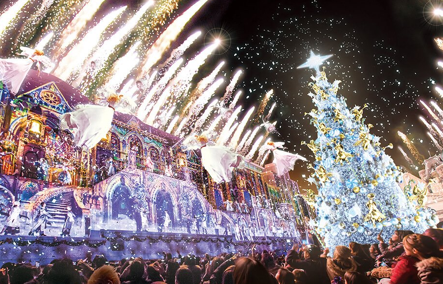 Most lights on an artificial Christmas tree: The Universal Studios Japan Most lights on an artificial Christmas tree: The Universal Studios Japan