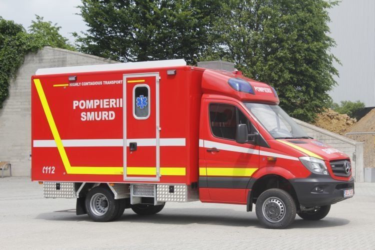 World's first ambulance for the transport of coronavirus patients