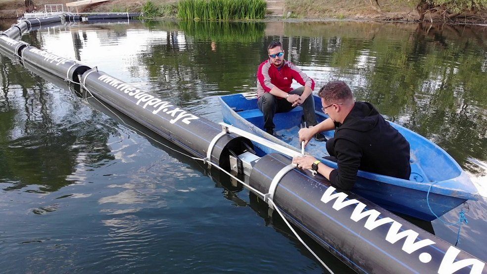 First automatic river cleaning system: DRAVIR 1 sets world record