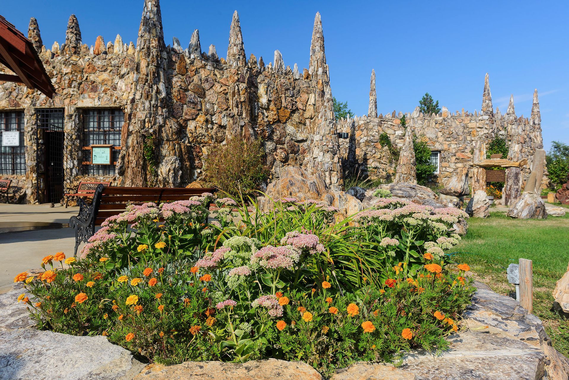 World's Largest Petrified Wood Park, world record in Lemmon, South Dakota