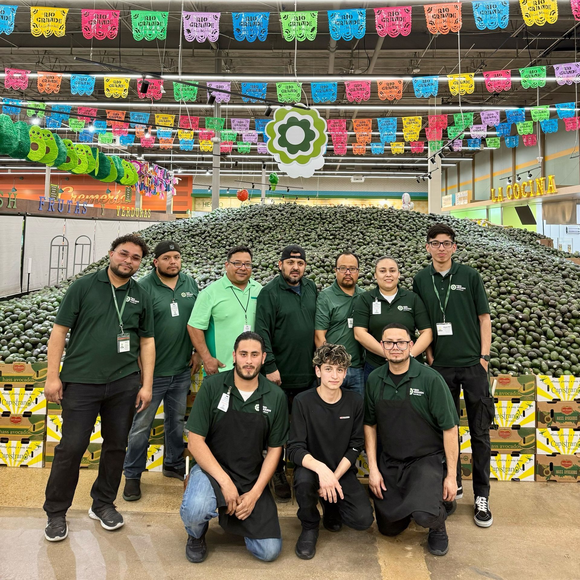 World’s Largest Avocado Display, world record in Dallas, Texas
