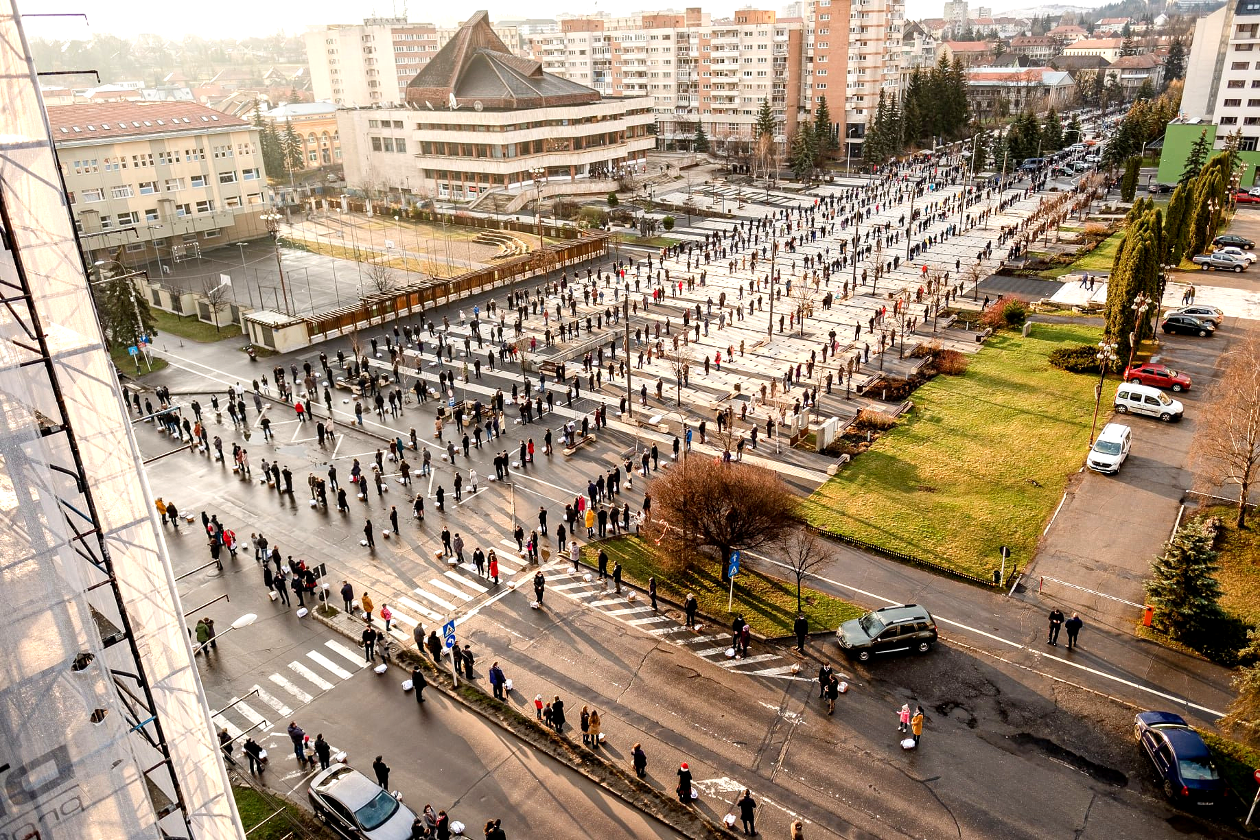 Largest Blessing of the Easter Baskets: world record set by The City of Miercurea Ciuc
