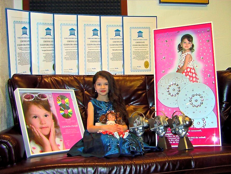 Youngest Successful Singer, world record set by Cleopatra Stratan