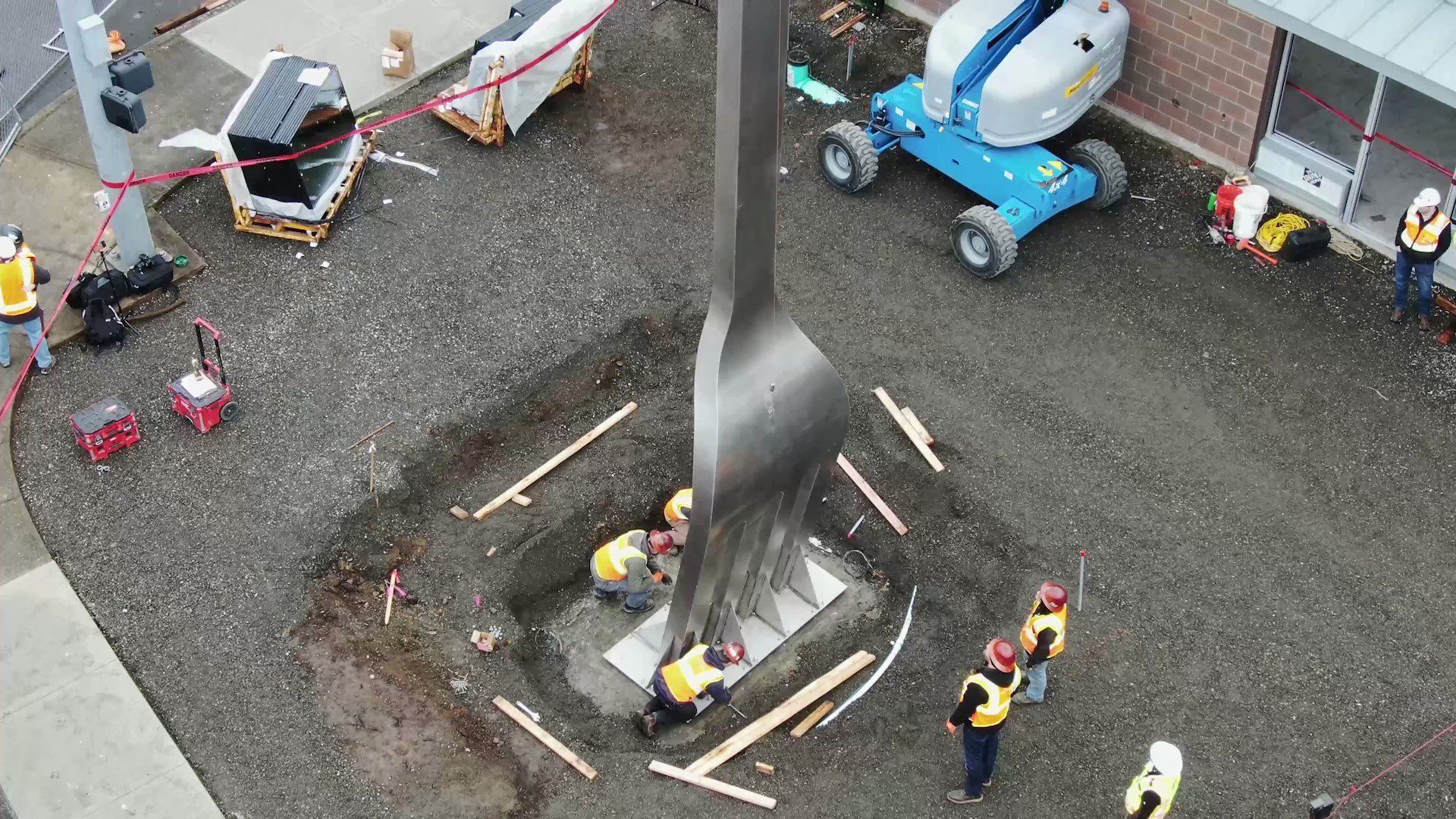World's largest fork: world record set by the city of Fairview World's largest fork: world record set by the city of Fairview