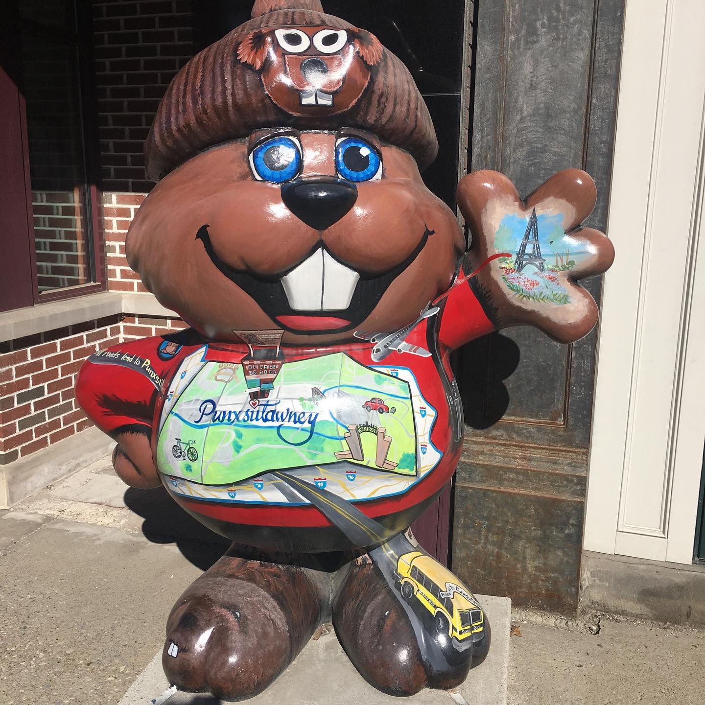 Most groundhog statues: Punxsutawney, PA, sets world record