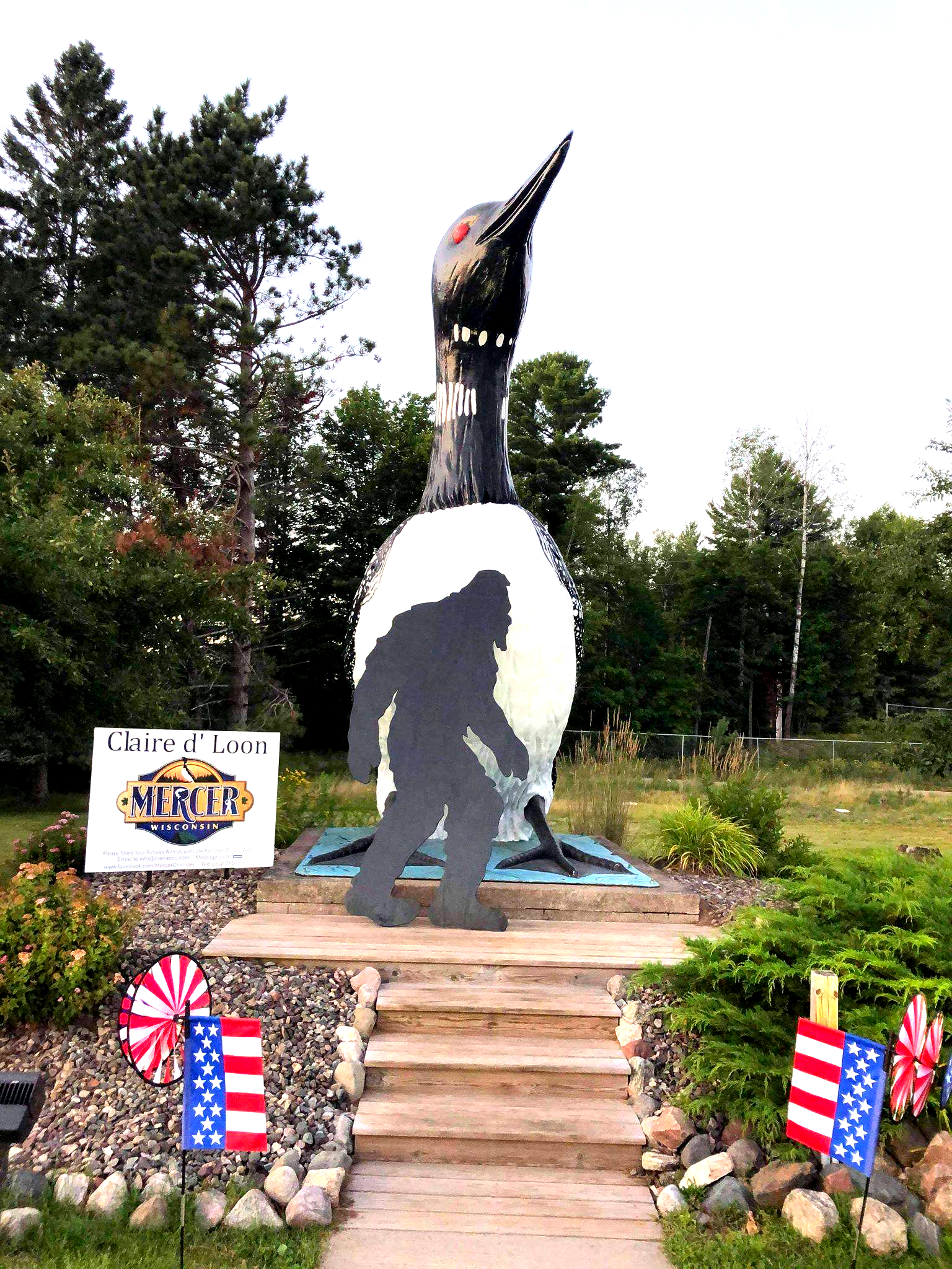 World's Largest Talking Loon: world record set in Mercer, Wisconsin