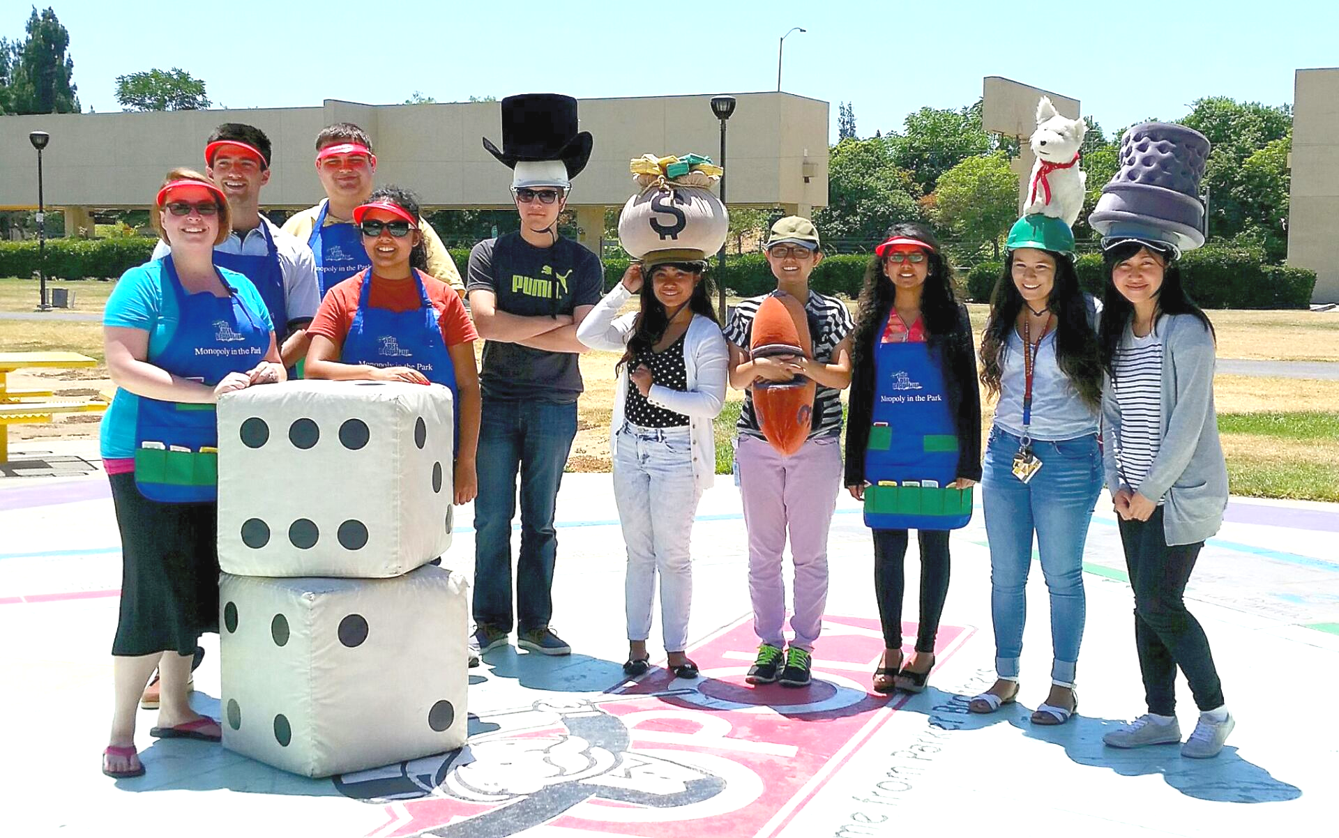 World's Largest Monopoly Board Sculpture: world record set in San Jose, California