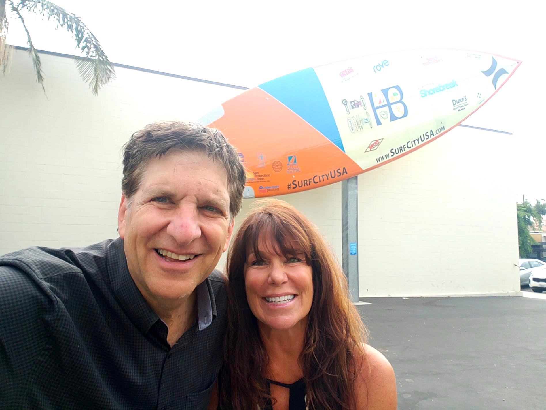 World’s Largest Surfboard Sculpture: world record set in Huntington Beach, California