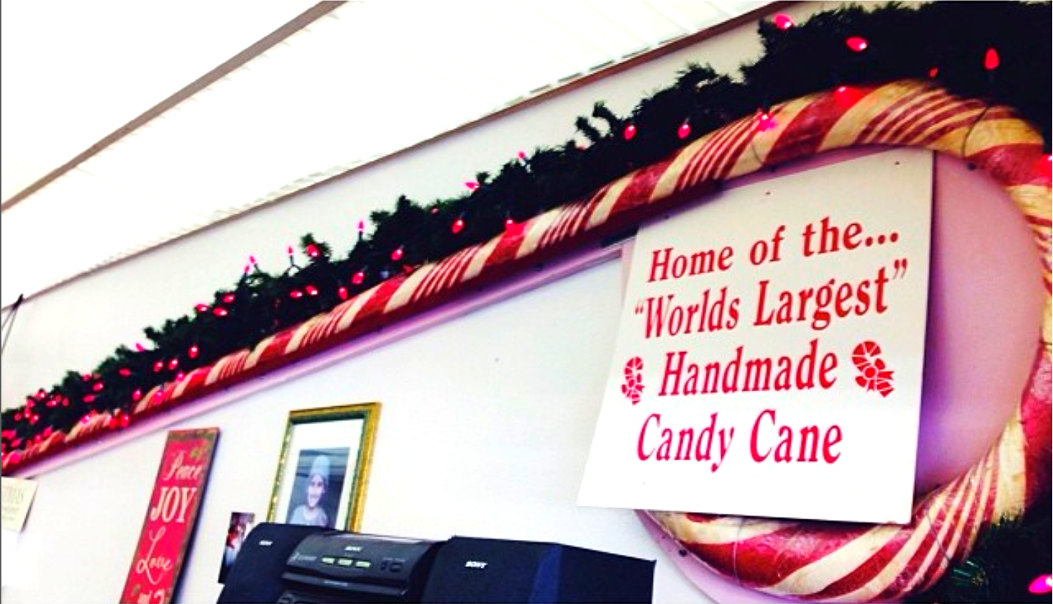 
World's Largest Handmade Candy Cane: world record set in Ontario, California