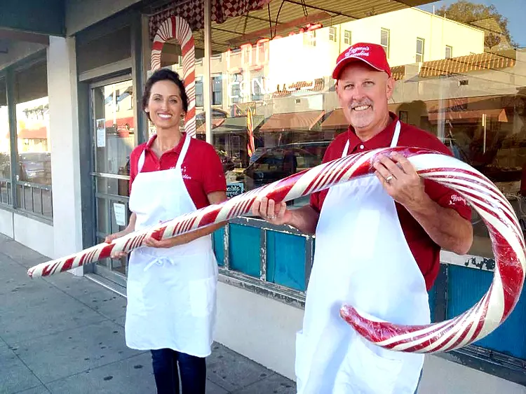 World's Largest Handmade Candy Cane: world record set in Ontario, California
