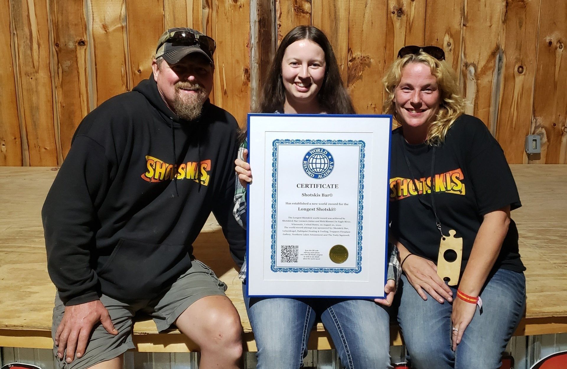 
World's Longest Shotski®: world record broken in Eagle River, Wisconsin