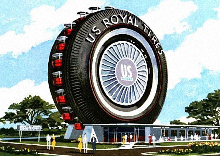 World's Largest Tire Sculpture: world record in Allen Park, Michigan