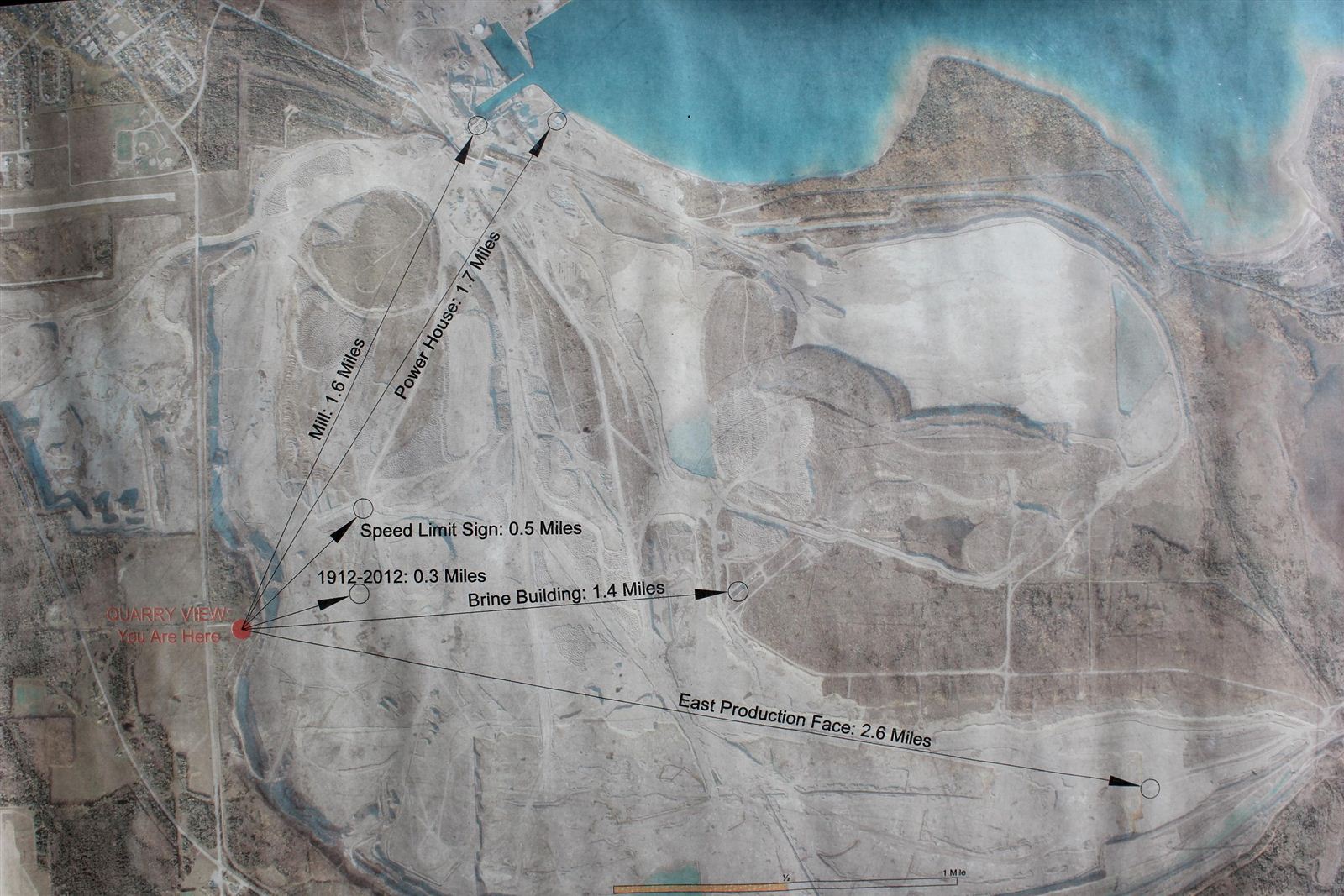 World’s Largest Limestone Quarry: world record in Rogers City, Michigan