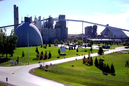 World's Largest Cement Plant: world record in Alpena, Michigan World's Largest Cement Plant: world record in Alpena, Michigan