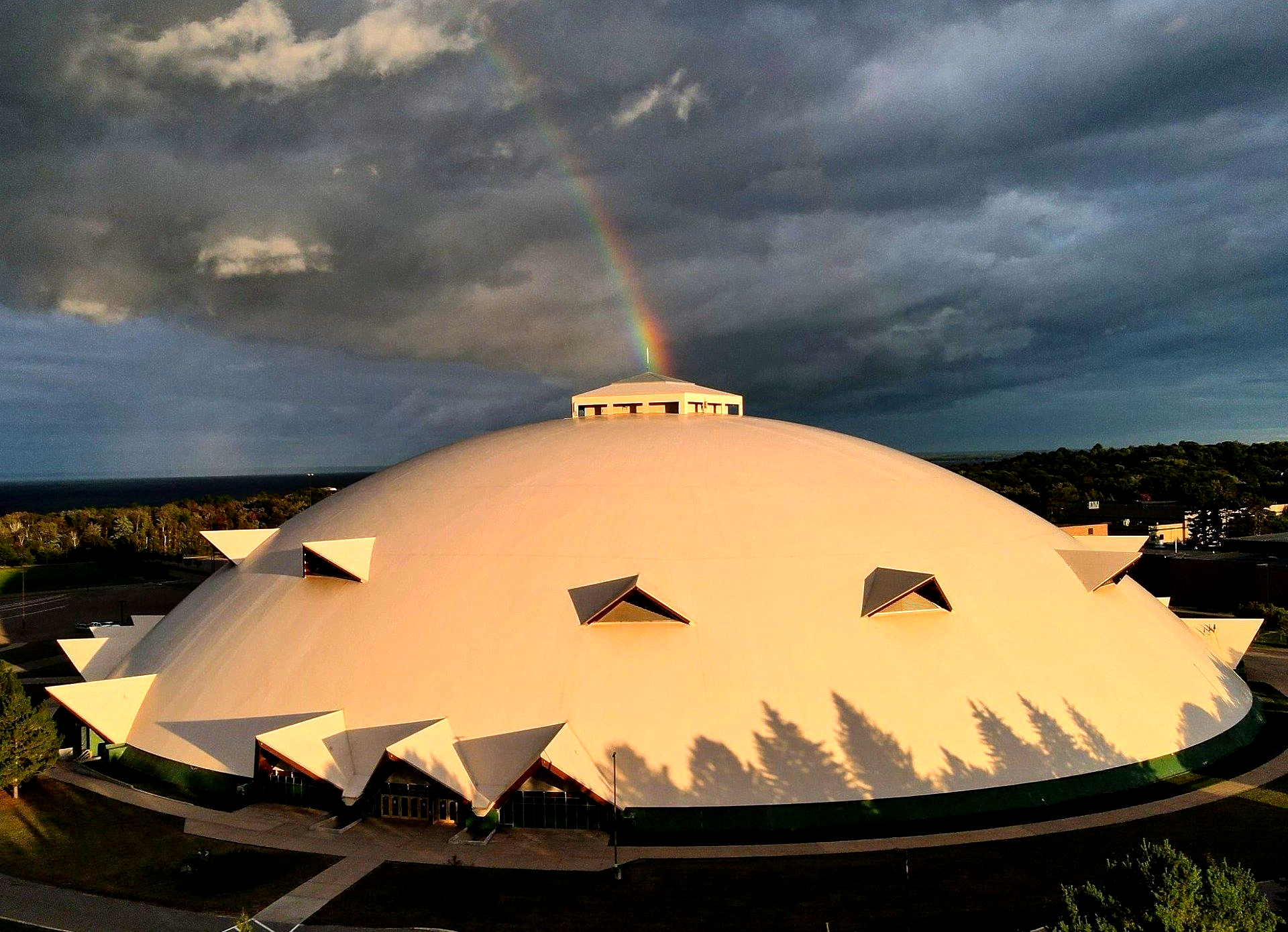 World’s Largest Wooden Dome: world record in Marquette, Michigan