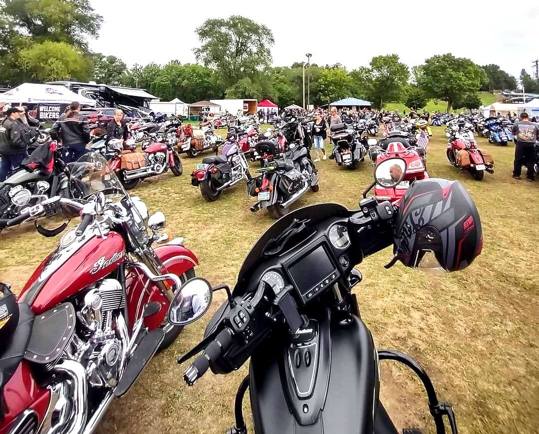 Longest Parade of Female Indian Motorcycle Riders: world record set in New Richmond, Wisconsin