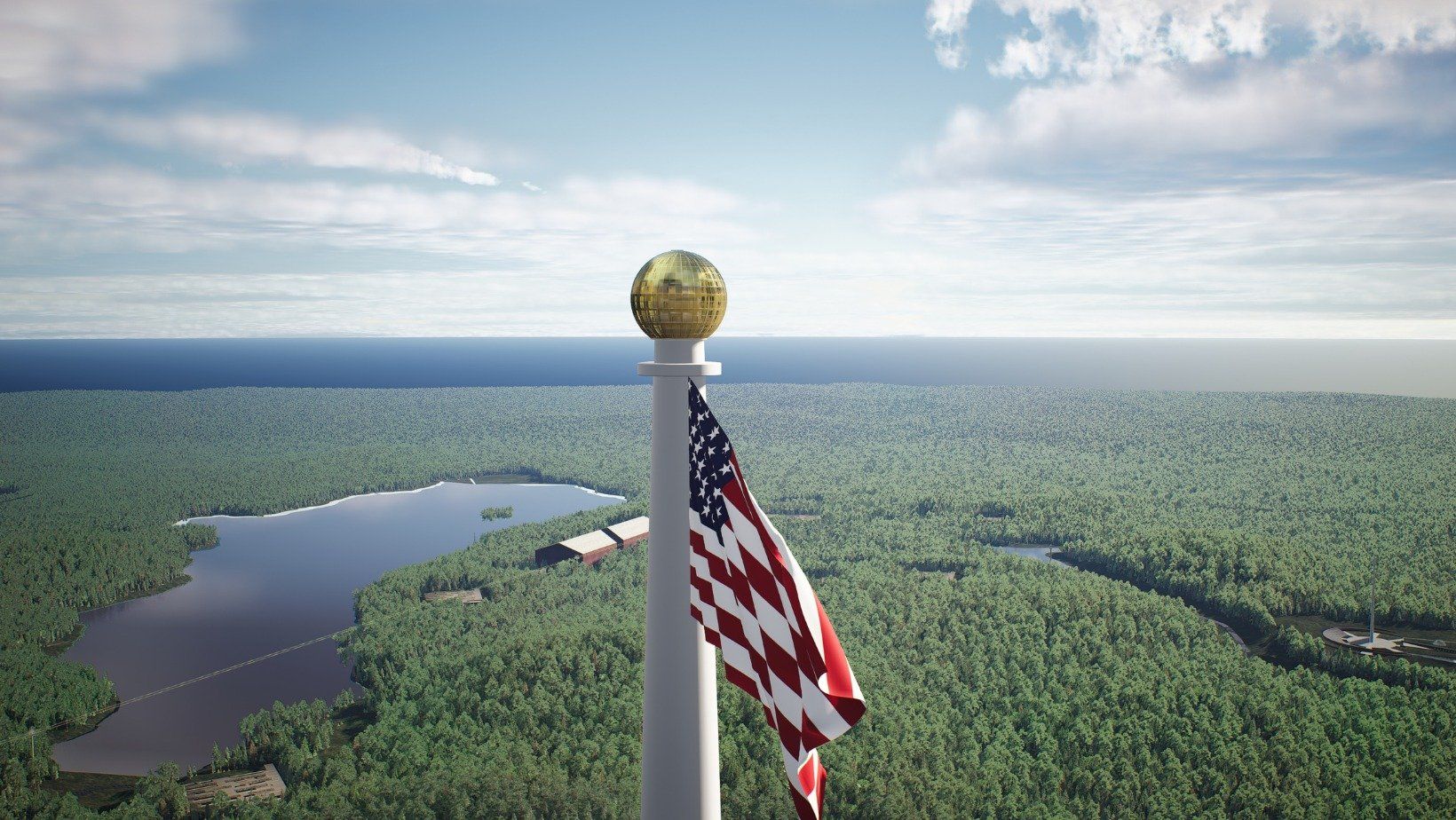 World's Tallest Flagpole: world record attempt in Columbia Falls, Maine World's Tallest Flagpole: world record attempt in Columbia Falls, Maine