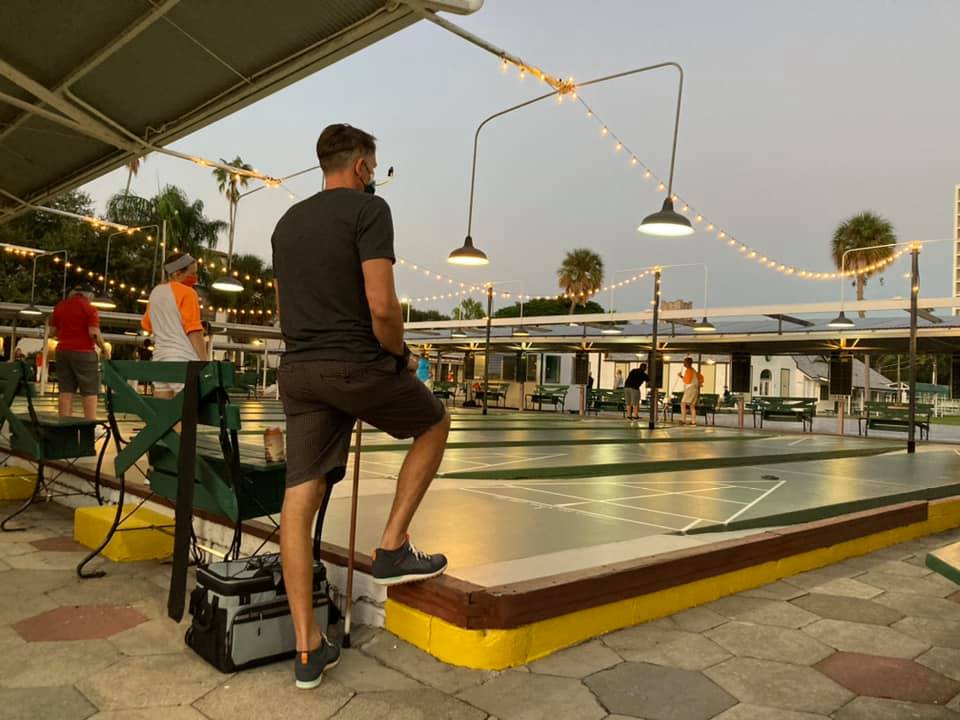World's Largest Shuffleboard Club: world record in St. Petersburg, Florida