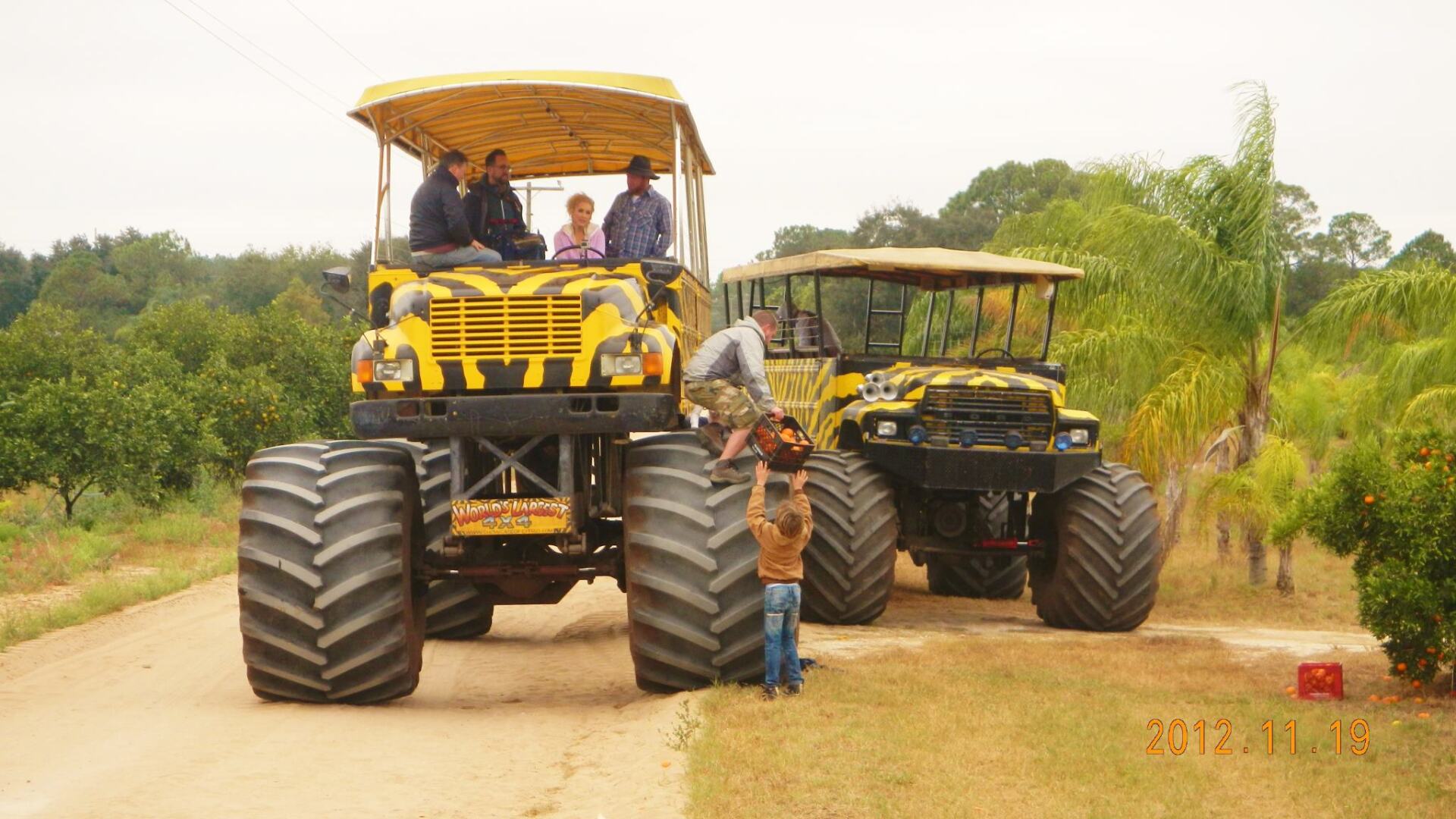 World's Largest Monster Truck Safari: world record in Clermont, Florida