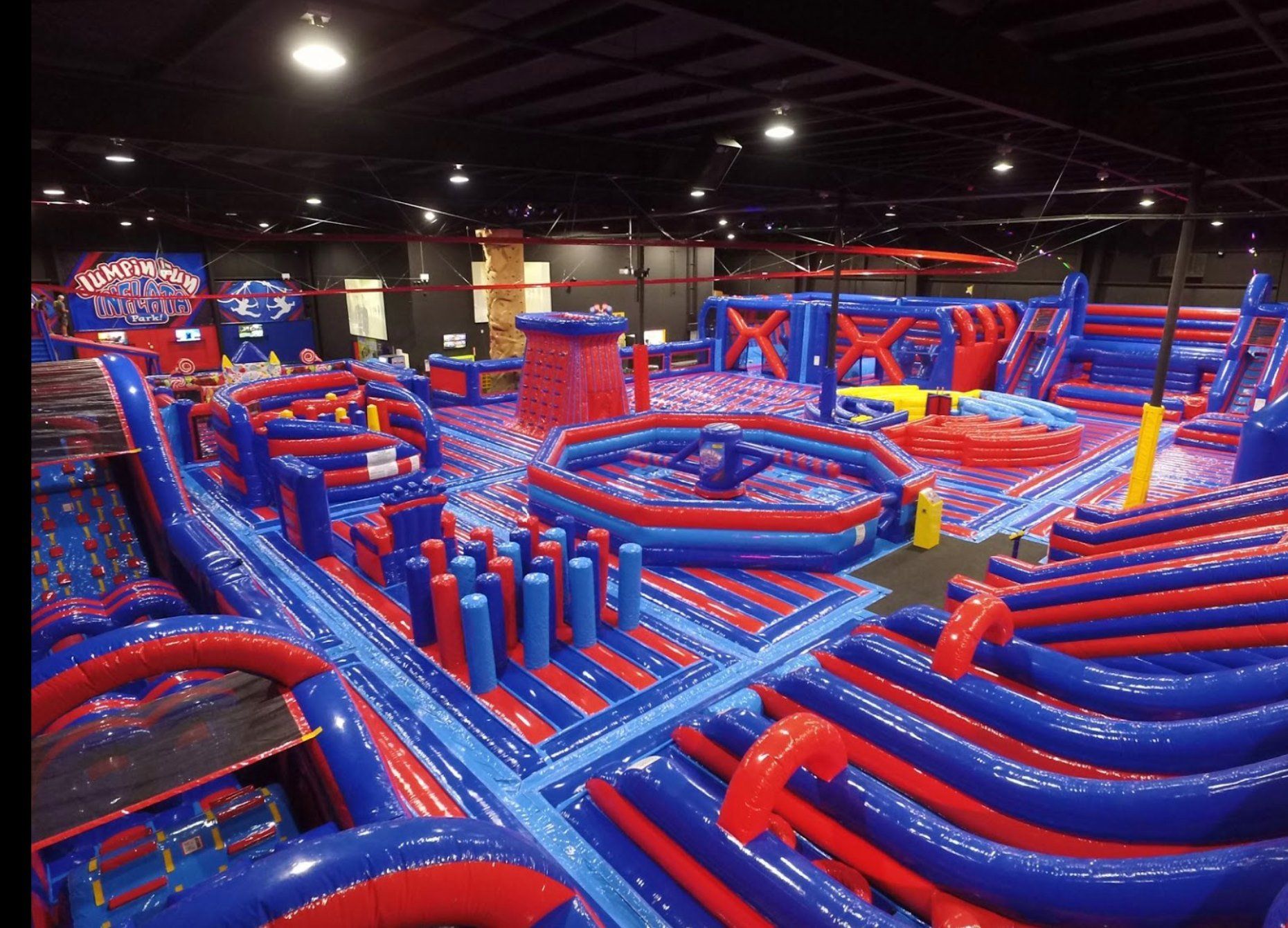 World's Largest Indoor Inflatable Adventure Park: world record in Sarasota, Florida World's Largest Indoor Inflatable Adventure Park: world record in Sarasota, Florida