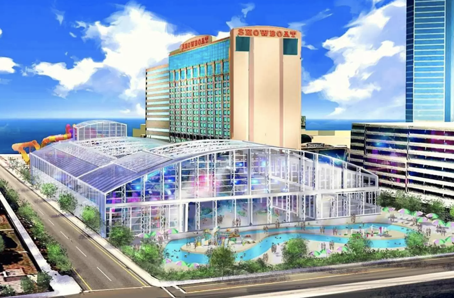 World's largest indoor beachfront waterpark: world record in Atlantic City, New York