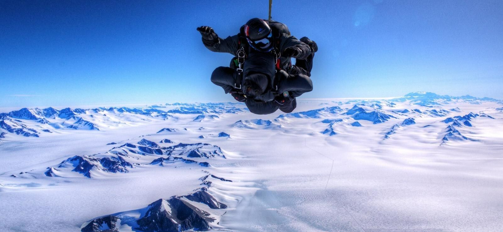 Fastest time to tandem skydive all seven continents: James C. Wigginton and Nick Kush Fastest time to tandem skydive all seven continents: James C. Wigginton and Nick Kush
