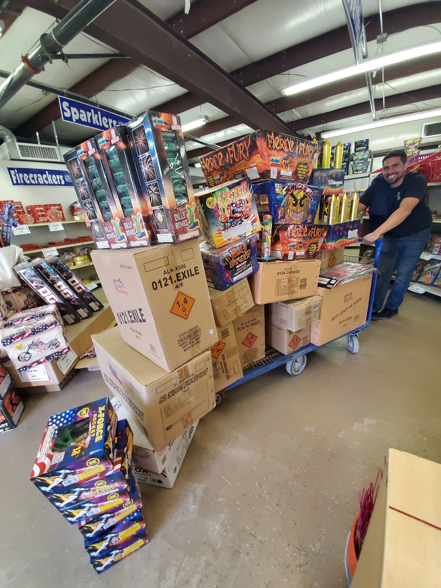 World's Largest Firecracker Sculpture: world record in Amargosa, Nevada