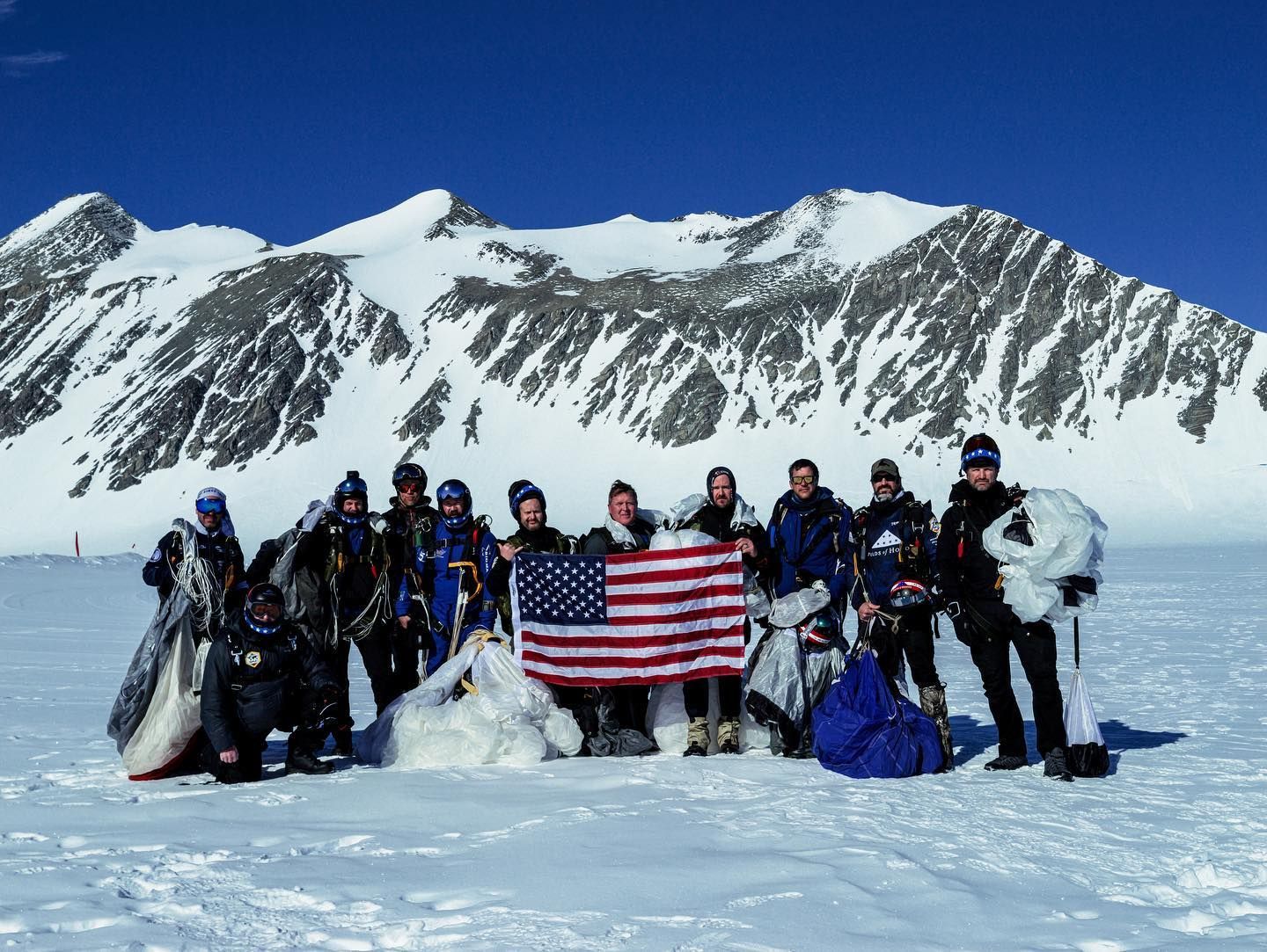 Fastest time to tandem skydive six continents: Jim Wigginton and Nick Kush set world record