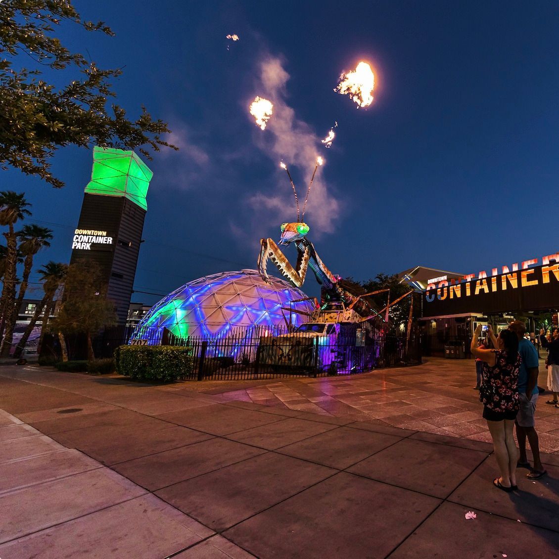 World’s Largest Fire-Breathing Praying Mantis: world record in Las Vegas, Nevada World’s Largest Fire-Breathing Praying Mantis: world record in Las Vegas, Nevada