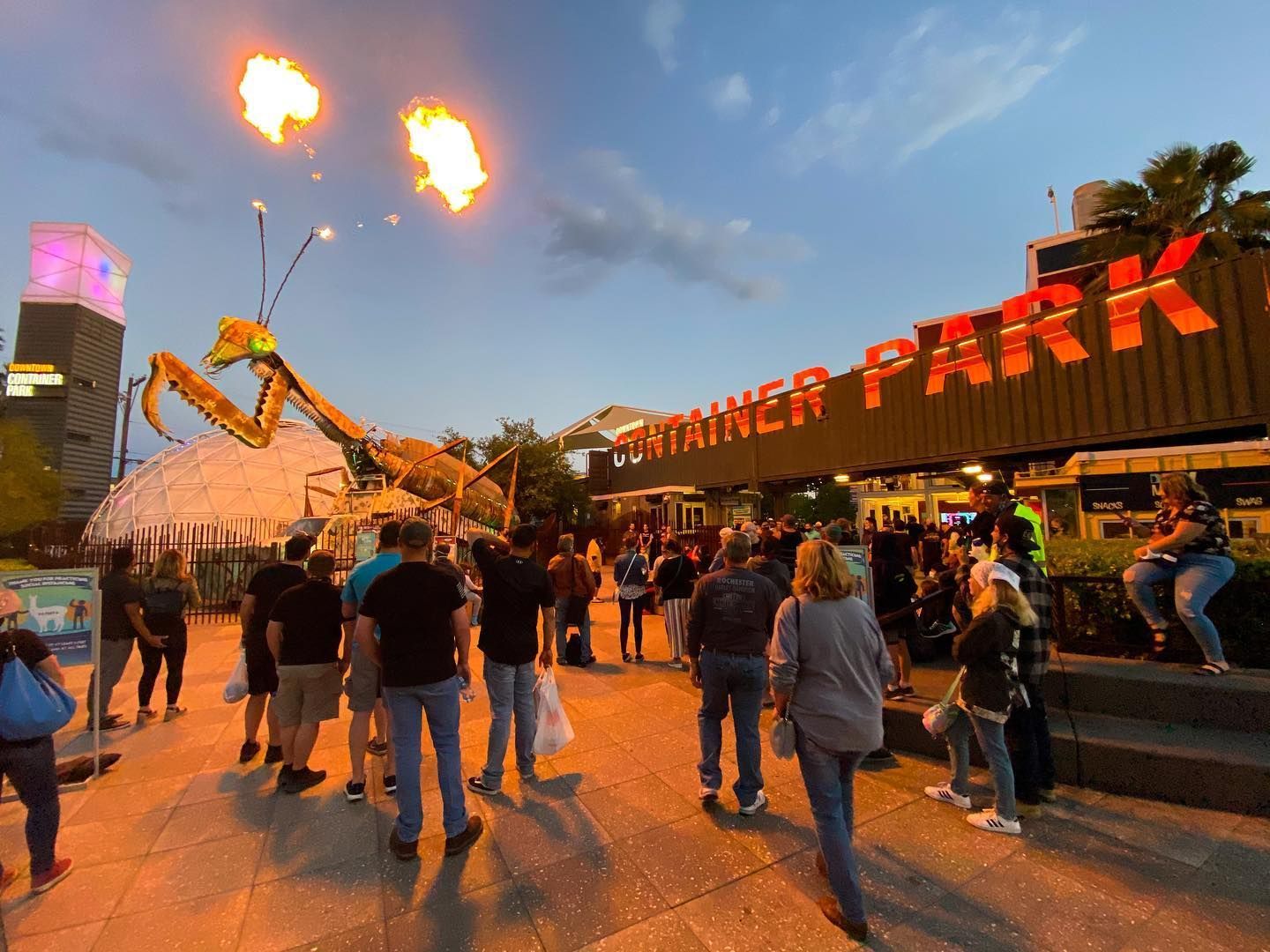 World’s Largest Fire-Breathing Praying Mantis: world record in Las Vegas, Nevada World’s Largest Fire-Breathing Praying Mantis: world record in Las Vegas, Nevada
