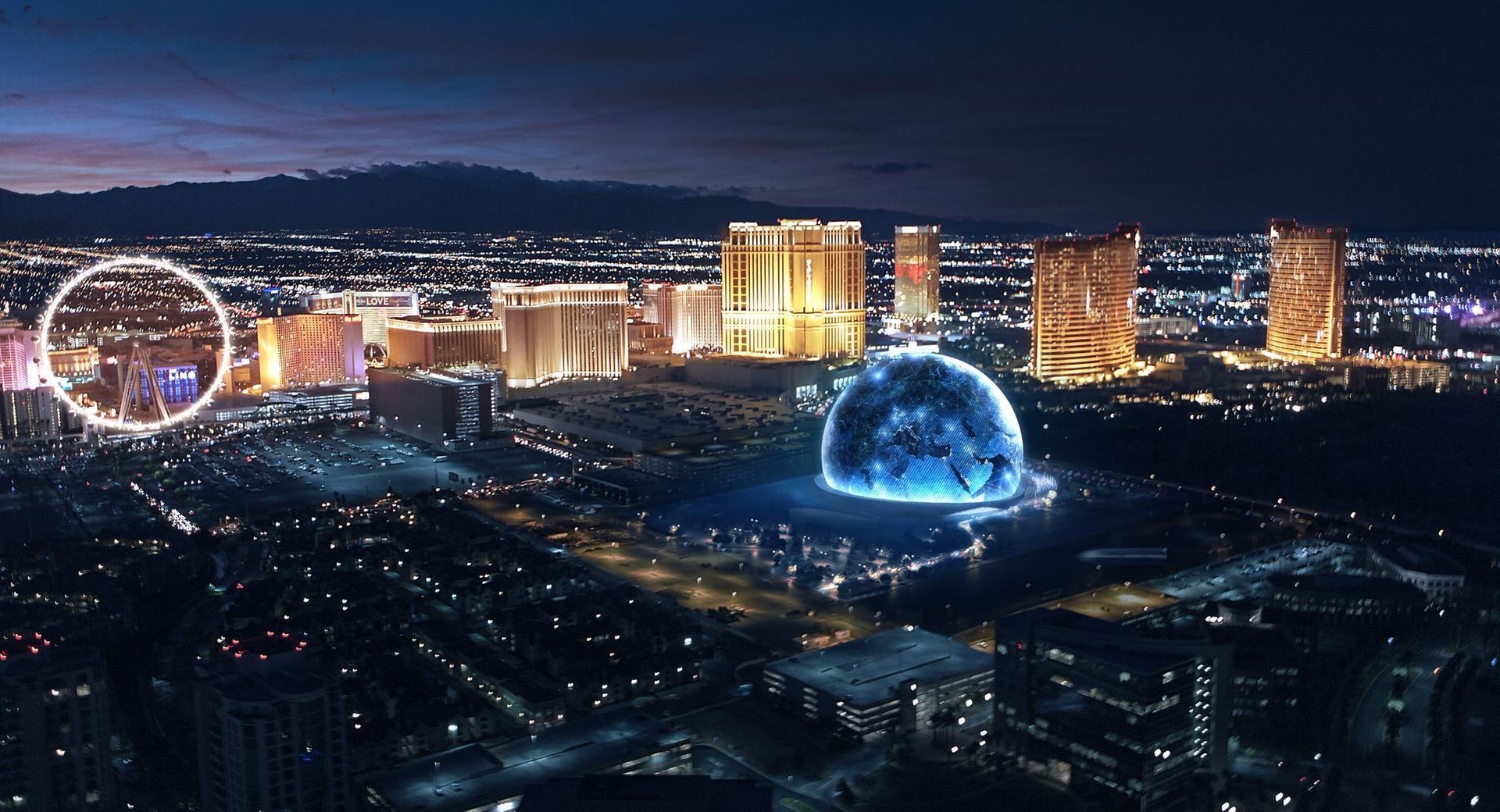 World’s Largest Sphere: world record in Las Vegas, Nevada
