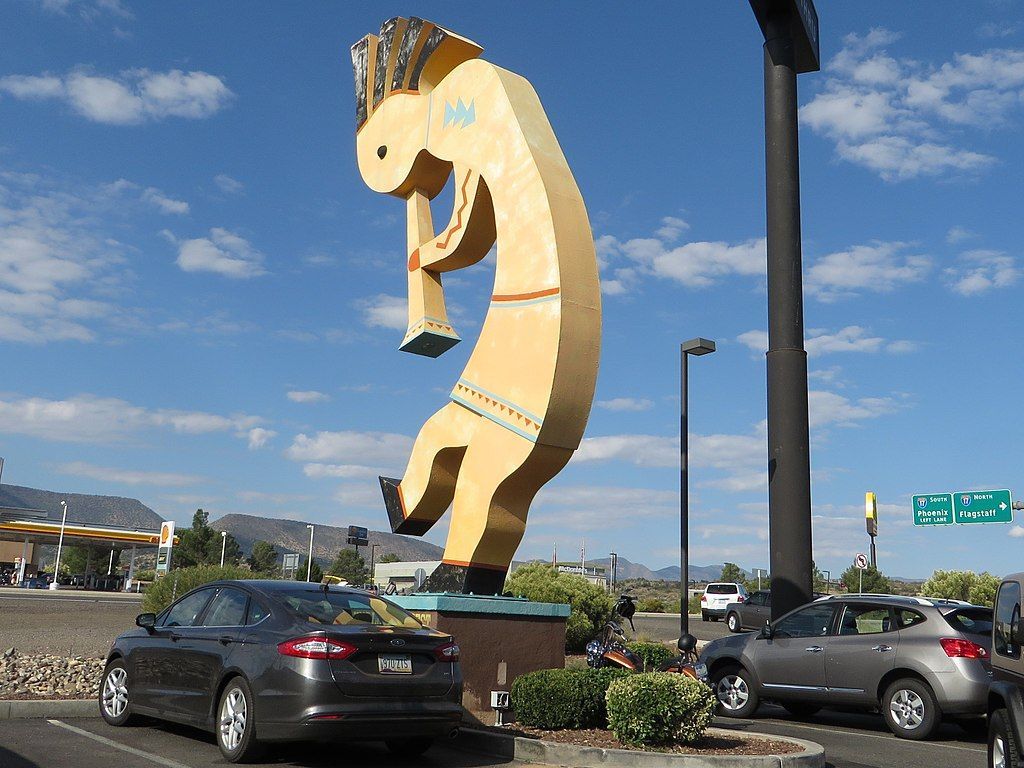 World's Largest Kokopelli: world record in Camp Verde, Arizona World's Largest Kokopelli: world record in Camp Verde, Arizona