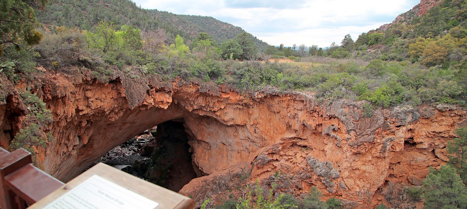 World’s Largest Natural Travertine Bridge: world record near Payson, Arizona World’s Largest Natural Travertine Bridge: world record near Payson, Arizona