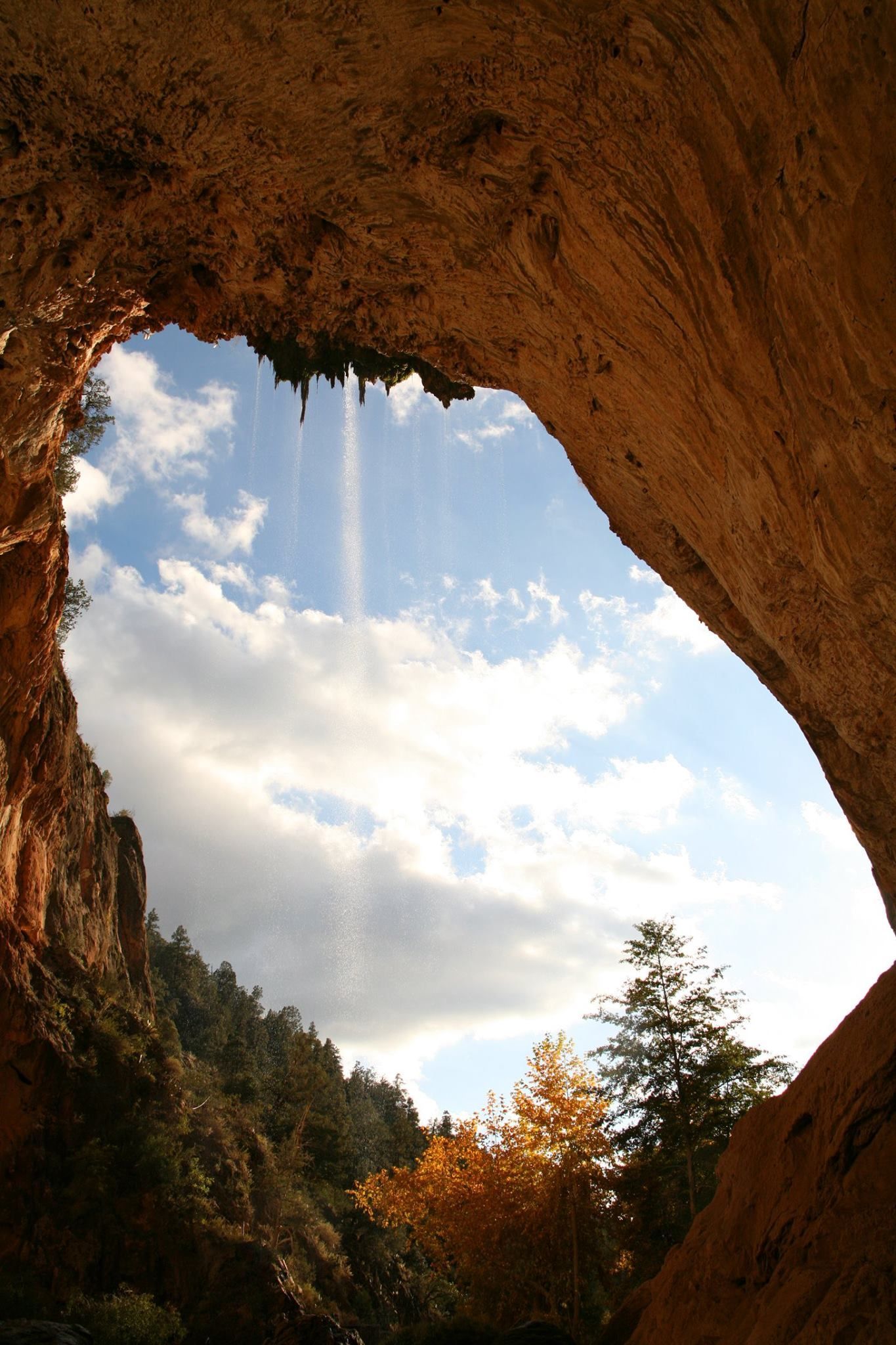 World’s Largest Natural Travertine Bridge: world record near Payson, Arizona World’s Largest Natural Travertine Bridge: world record near Payson, Arizona